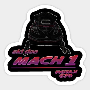 Snowmobile design Sticker